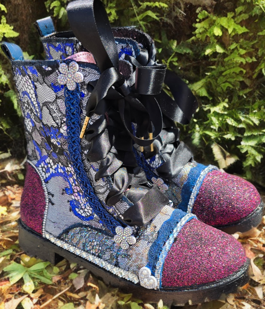 Dazzling Handmade Boots size 10 womans