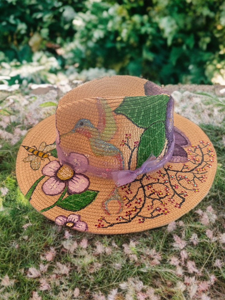 (Commissioned Piece, Not for Sale) Hand Painted Lavender and Purples