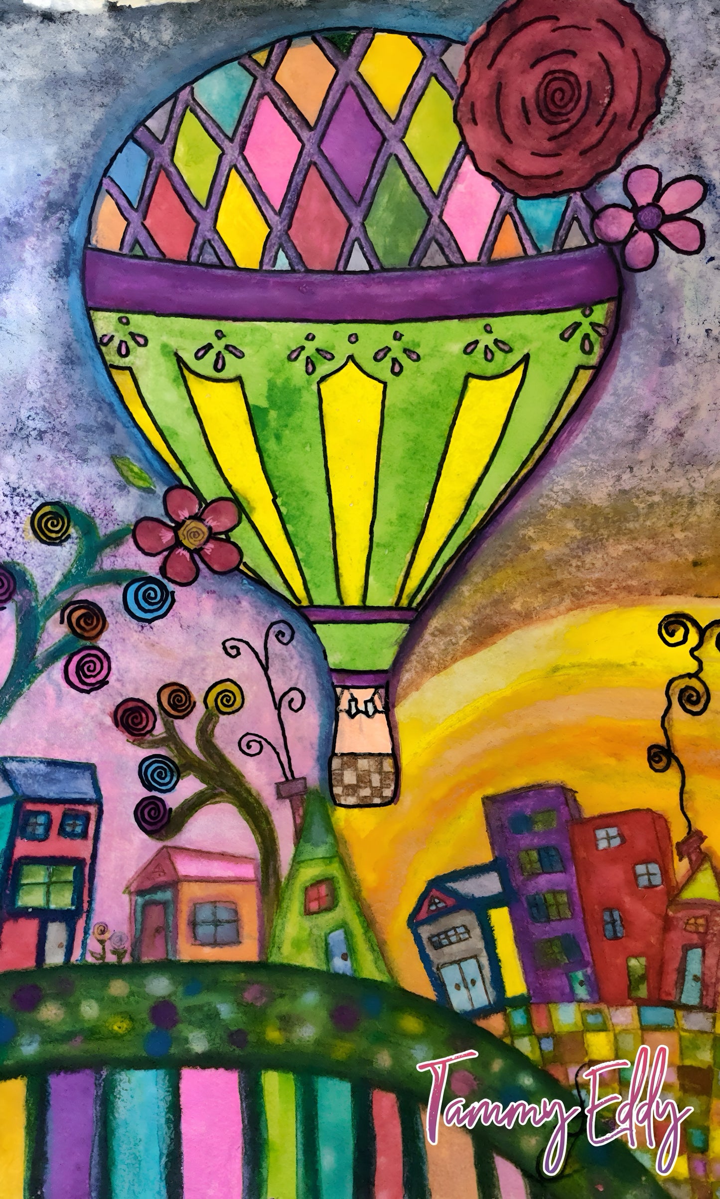 "Whimsical Ascent"