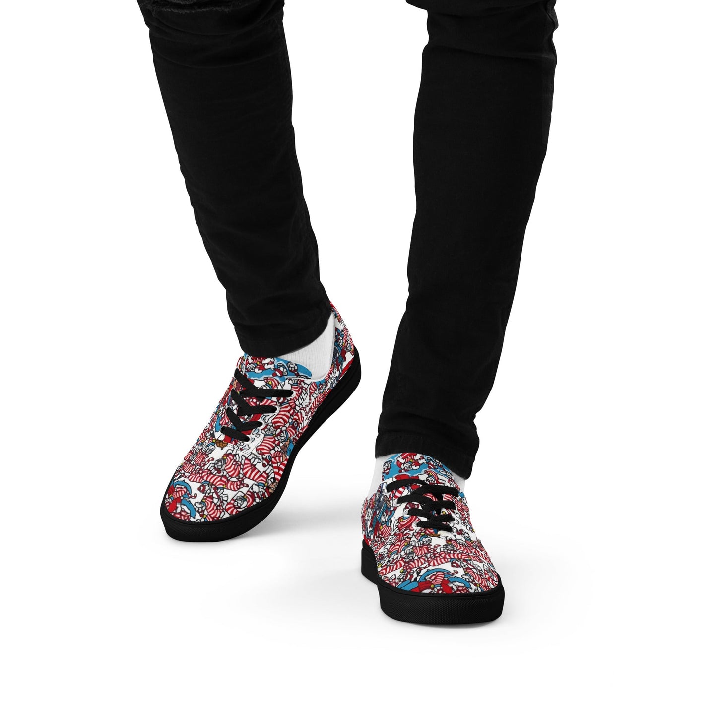 A Whimsical Wonderland for Your Feet, lace - up canvas shoes - T.Eddy’s Art Studio