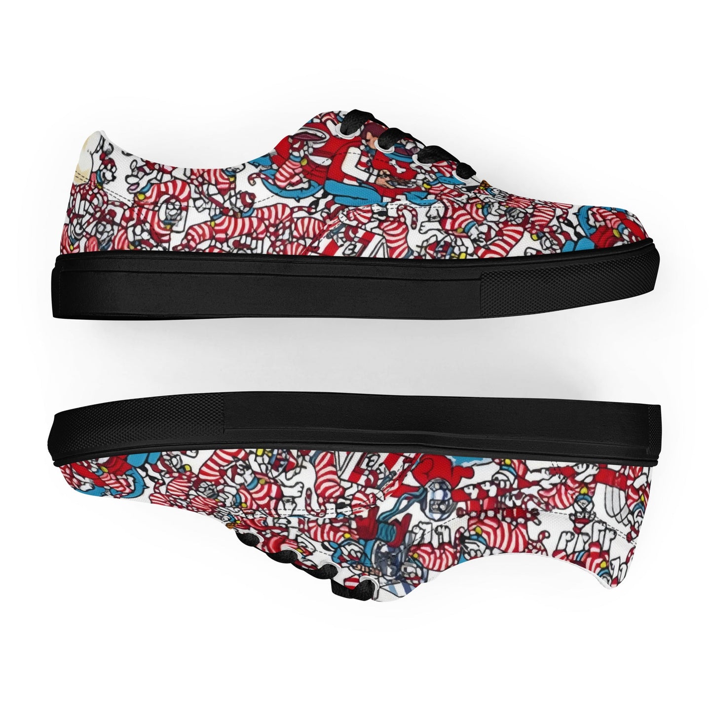 A Whimsical Wonderland for Your Feet, lace - up canvas shoes - T.Eddy’s Art Studio