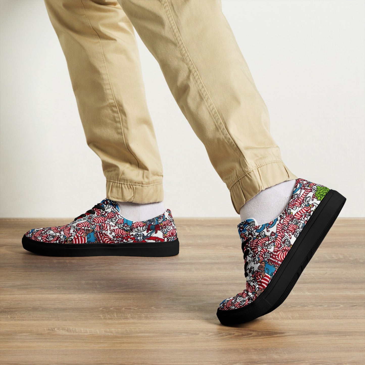 A Whimsical Wonderland for Your Feet, lace - up canvas shoes - T.Eddy’s Art Studio