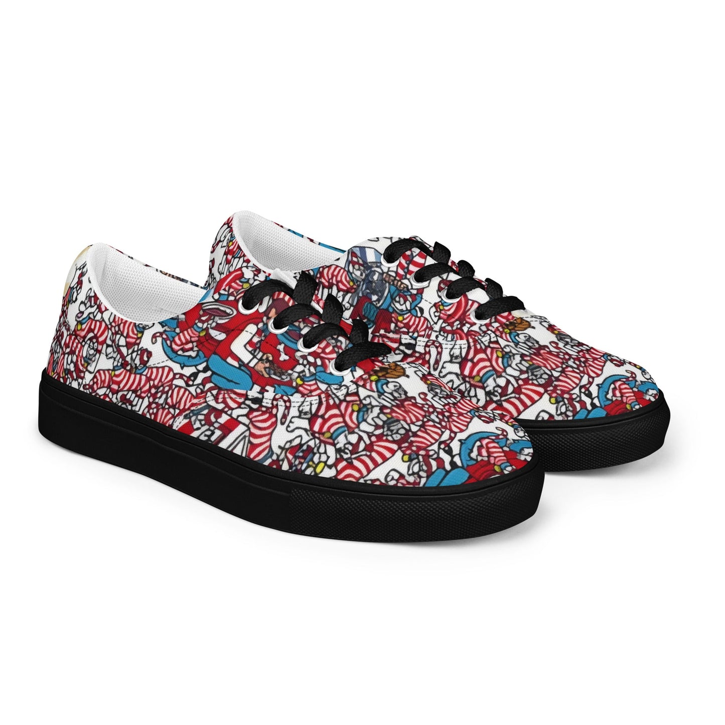 A Whimsical Wonderland for Your Feet, lace - up canvas shoes - T.Eddy’s Art Studio