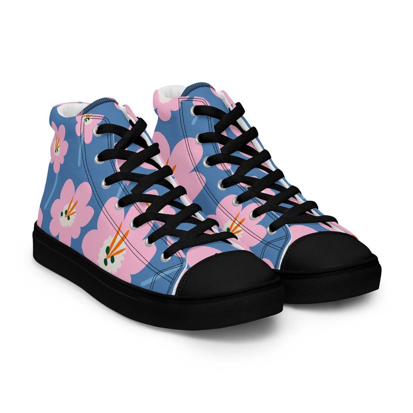 Bloom in Style with Tammy's Floral High - Tops! - T.Eddy’s Art Studio
