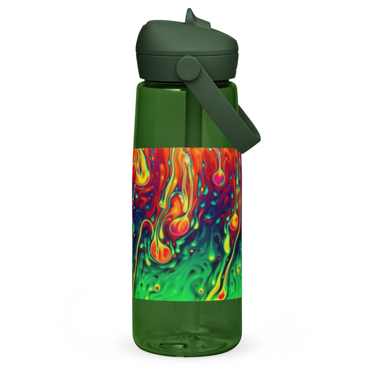 Flip straw water bottle - T.Eddy’s Art Studio
