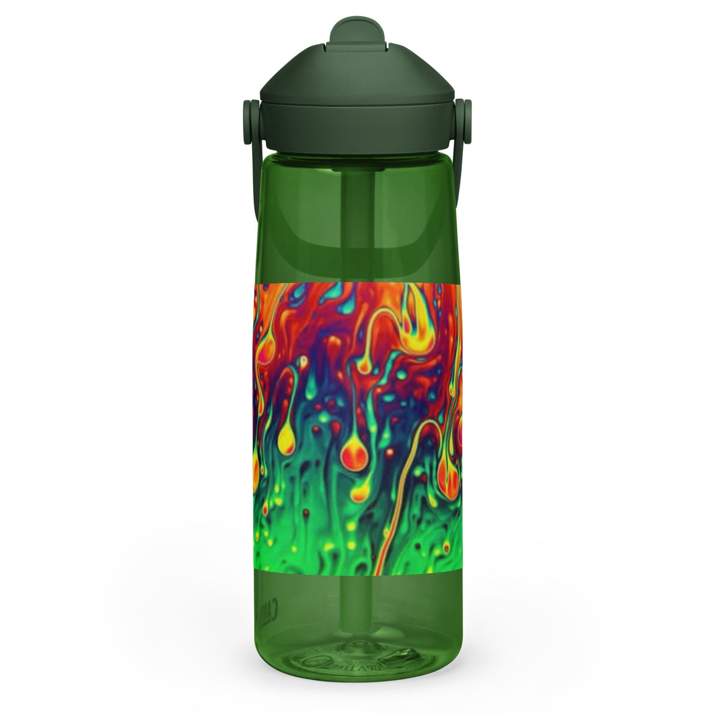 Flip straw water bottle - T.Eddy’s Art Studio