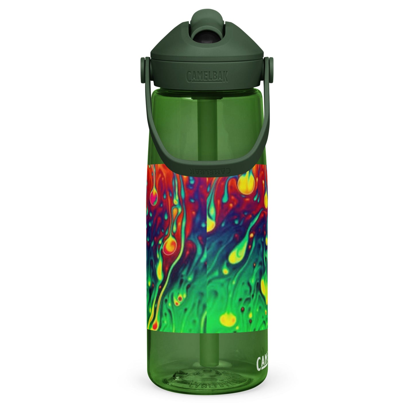 Flip straw water bottle - T.Eddy’s Art Studio