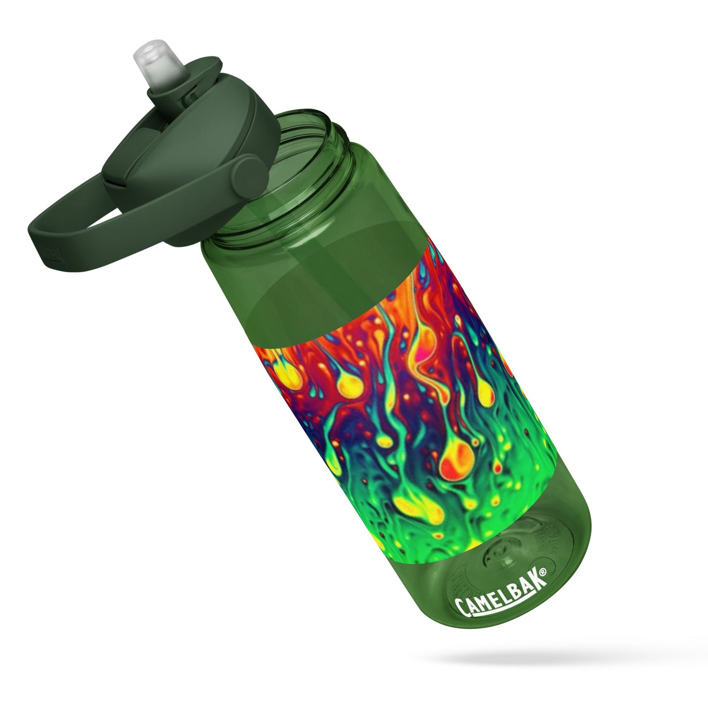 Flip straw water bottle - T.Eddy’s Art Studio