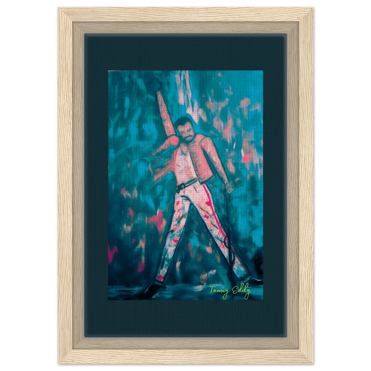 "The Show Must Go On" Framed Canvas Print - T.Eddy’s Art Studio