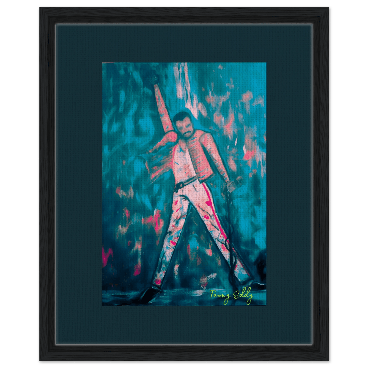 "The Show Must Go On" Framed Canvas Print - T.Eddy’s Art Studio