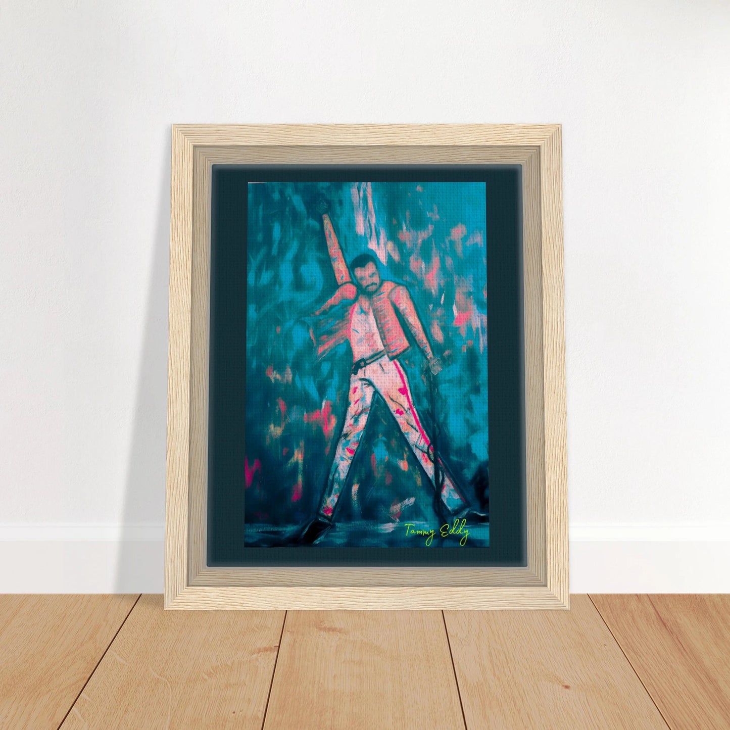 "The Show Must Go On" Framed Canvas Print - T.Eddy’s Art Studio