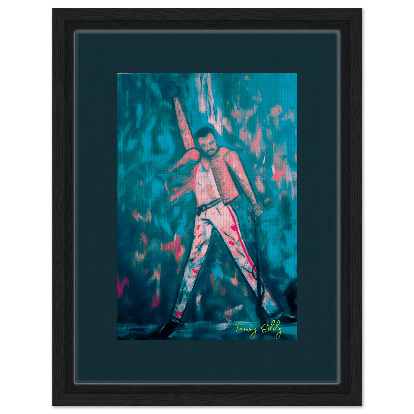"The Show Must Go On" Framed Canvas Print - T.Eddy’s Art Studio