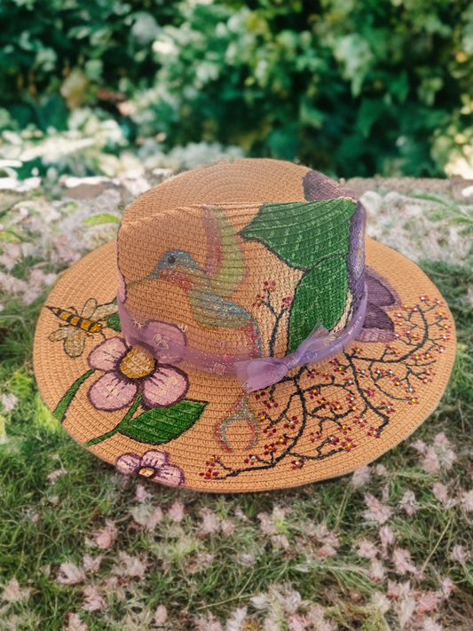 (Commissioned Piece, Not for Sale) Hand Painted Lavender and Purples