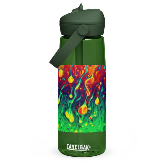 Flip straw water bottle - T.Eddy’s Art Studio